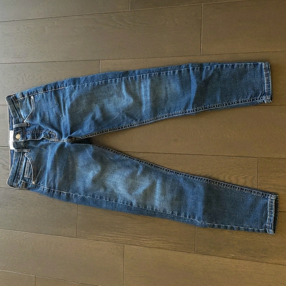 Topshop high waisted Jamie jean medium wash petite - Picture 3 of 5